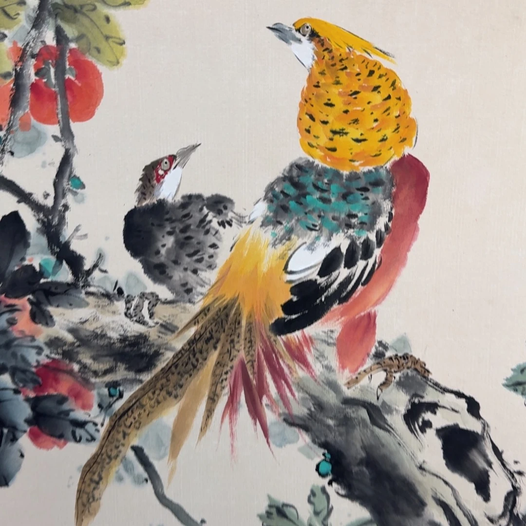 国画国画作品山水花鸟