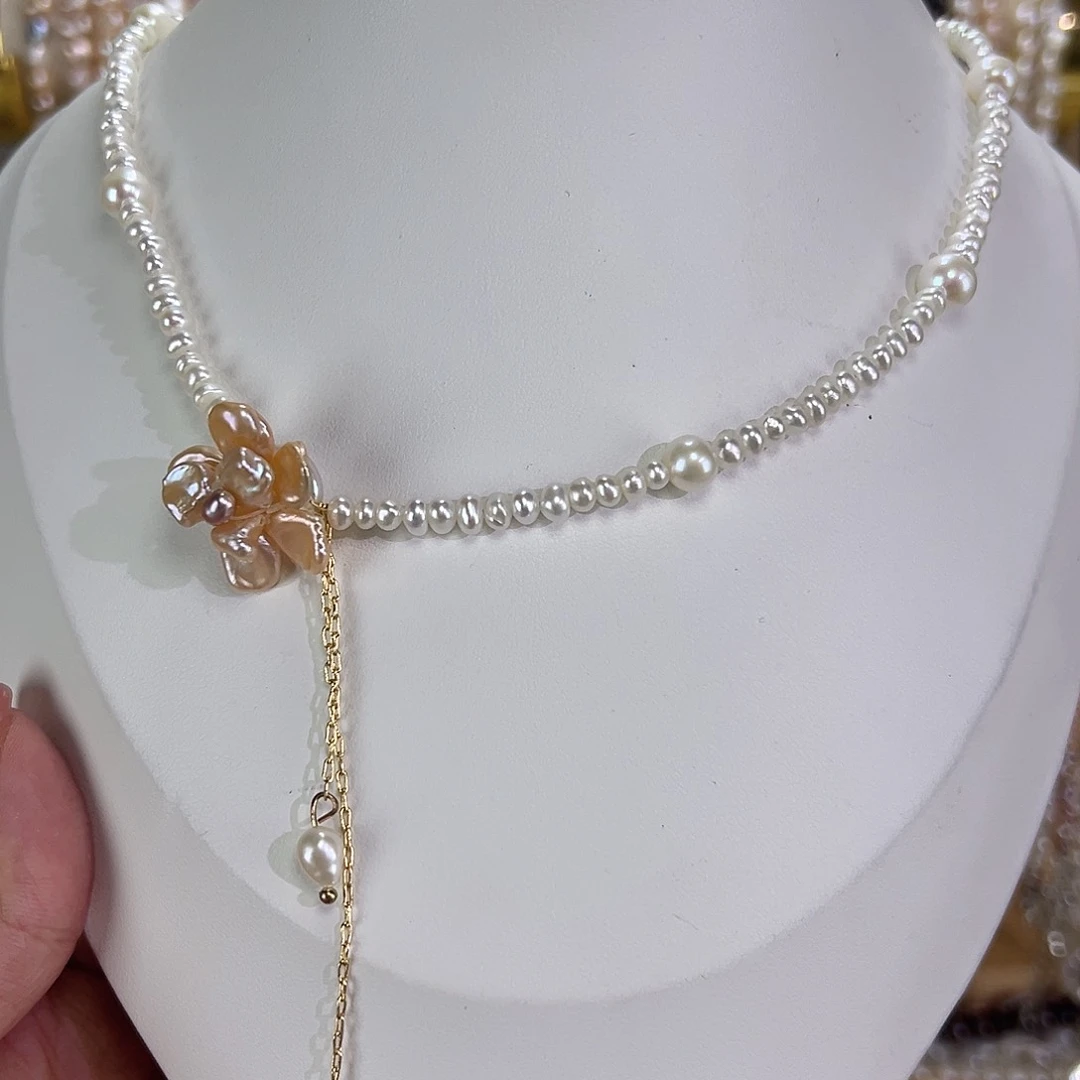 淡水珍珠手绳钛钢