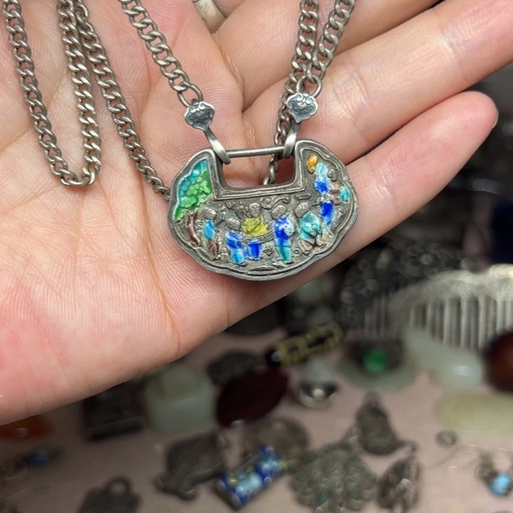 珐琅足银偏远地区不包邮的