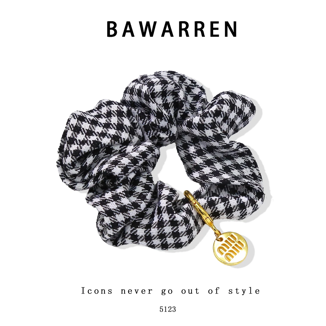 Bawarren5123-M气质轻奢可爱发饰皮筋发圈发绳