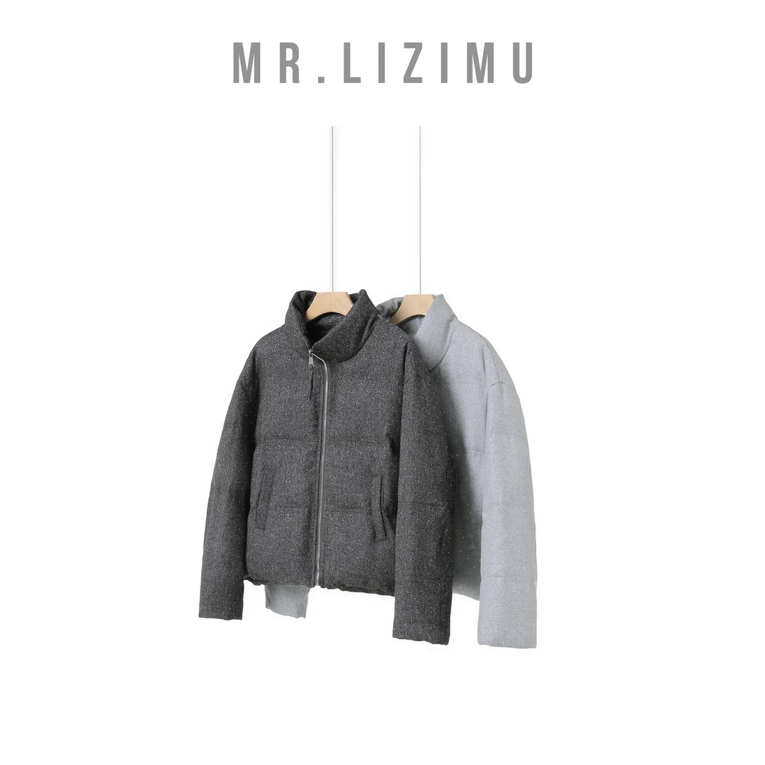 李子木先生时尚潮牌小众高级感纯色棉服外套2025冬季新款棉服女装