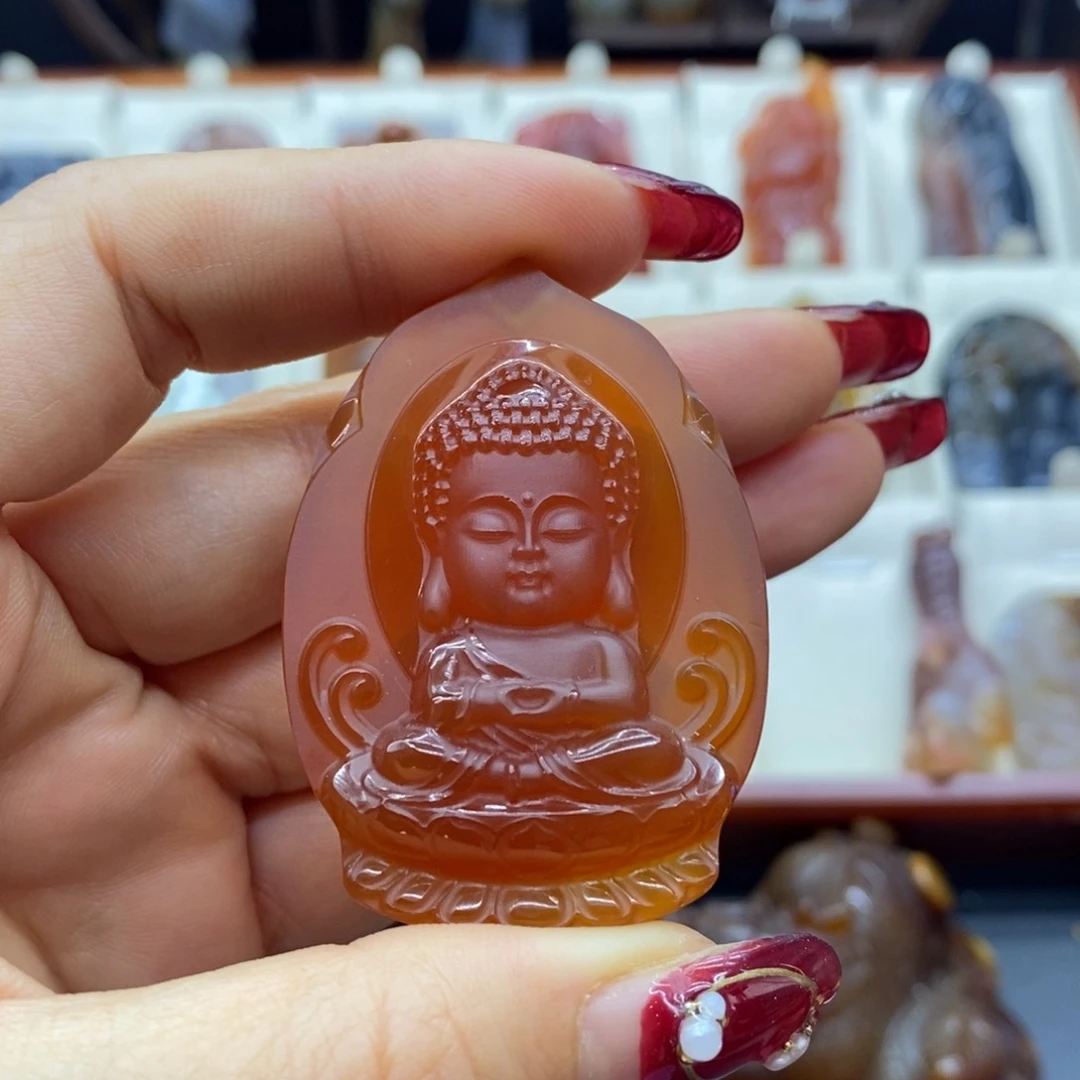 未镶嵌吊坠(赠链)玛瑙/玉髓木*吊坠