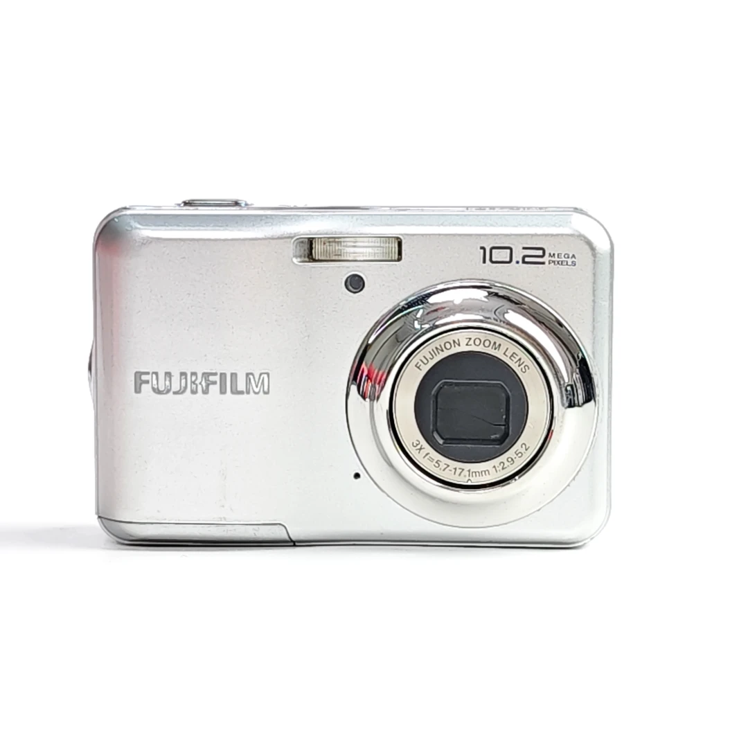 95新 Fujifilm/富士 a175银色胶片感数码相机1020w像素电池自备
