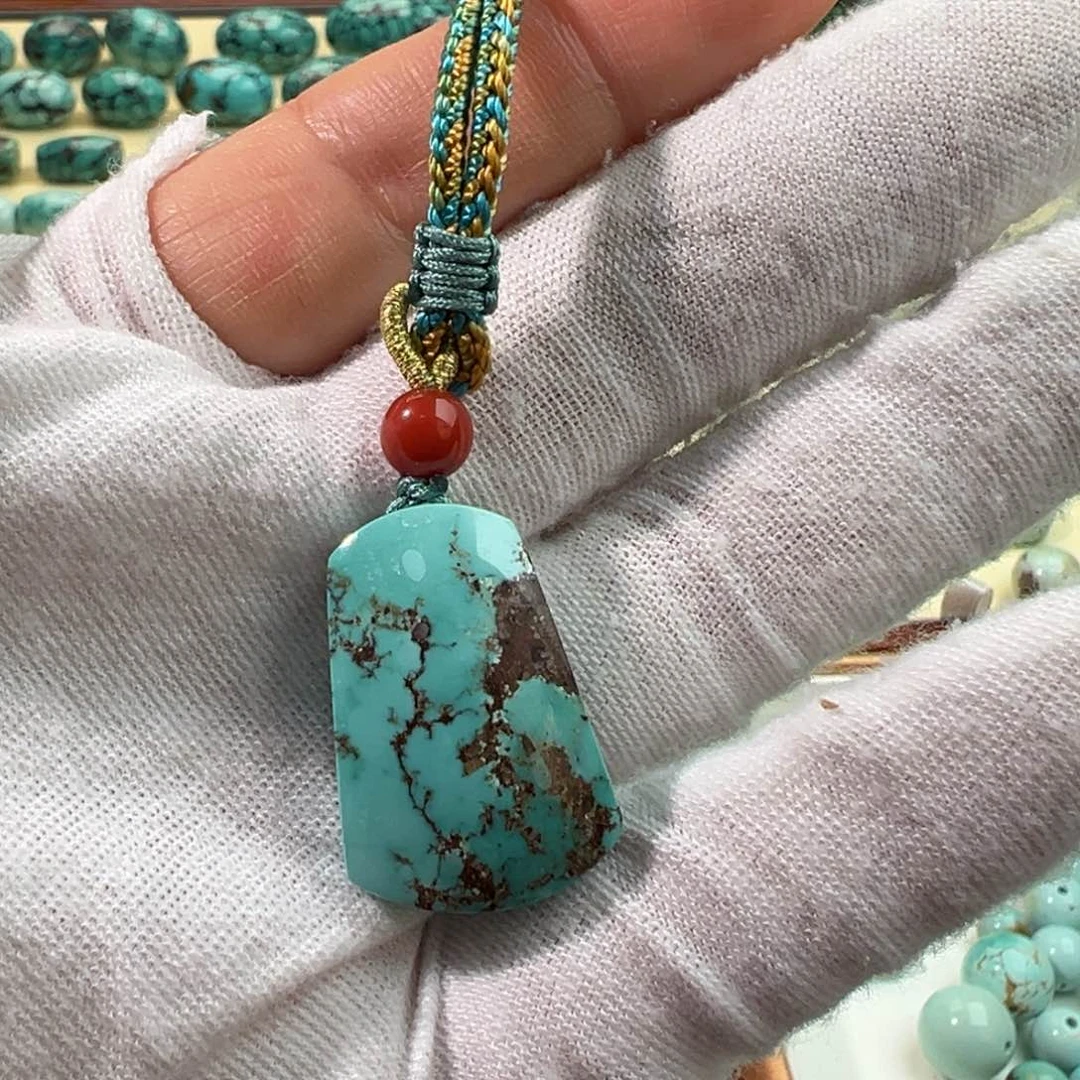 绿松石无事牌 未镶嵌