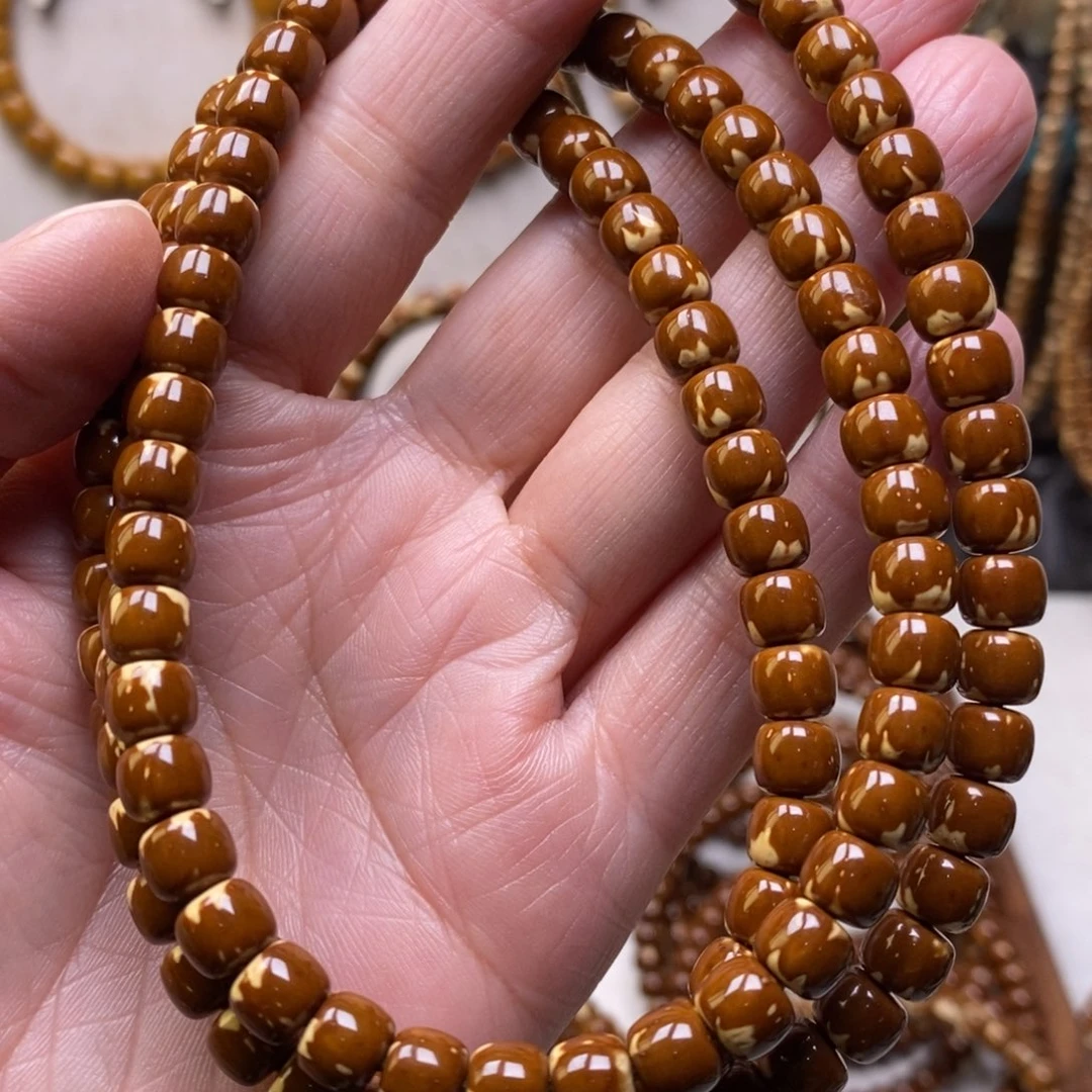 随***缘手串紫金鼠精工纯肉黄金甲火焰76脖挂精挑