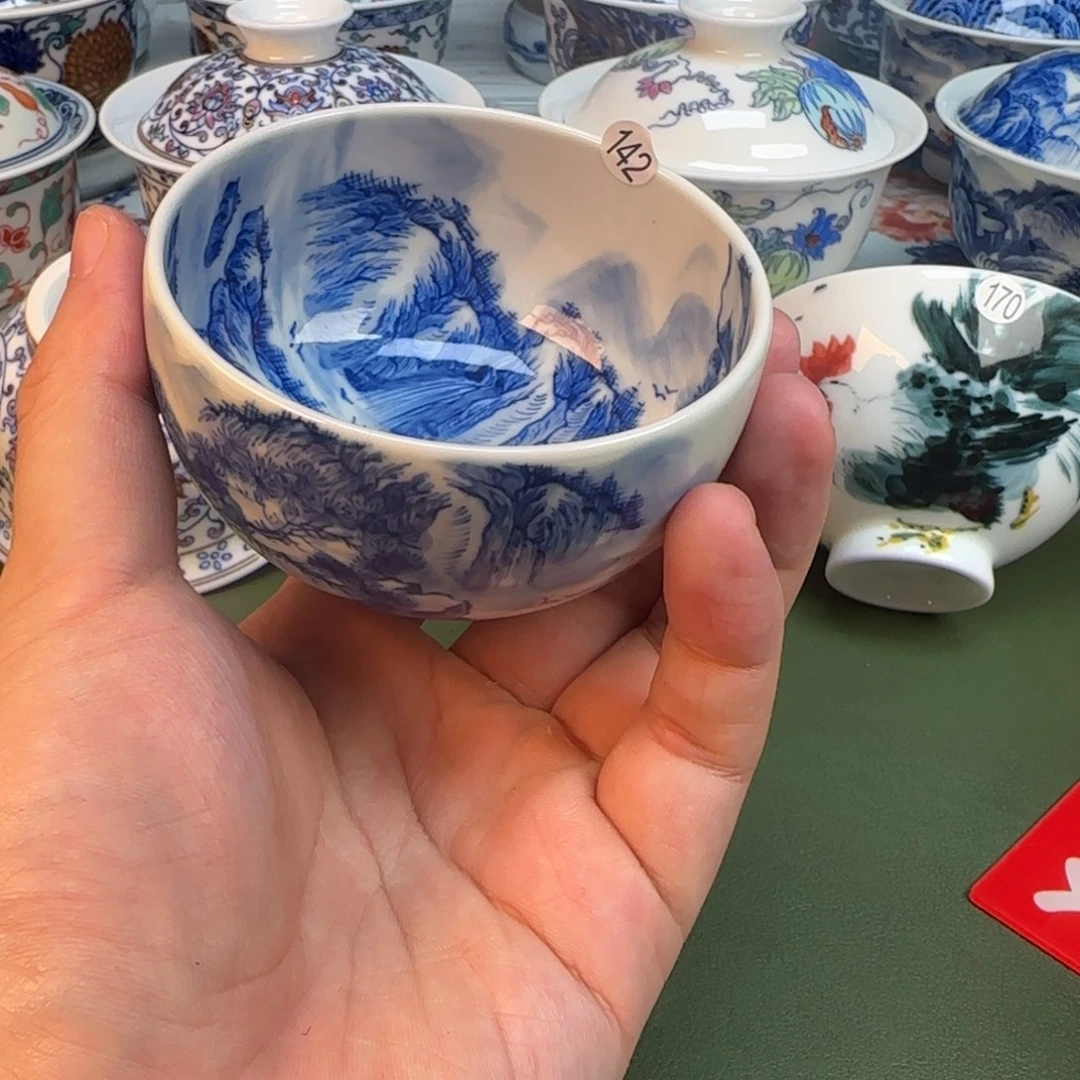 彦祖纯手工手绘茶具142