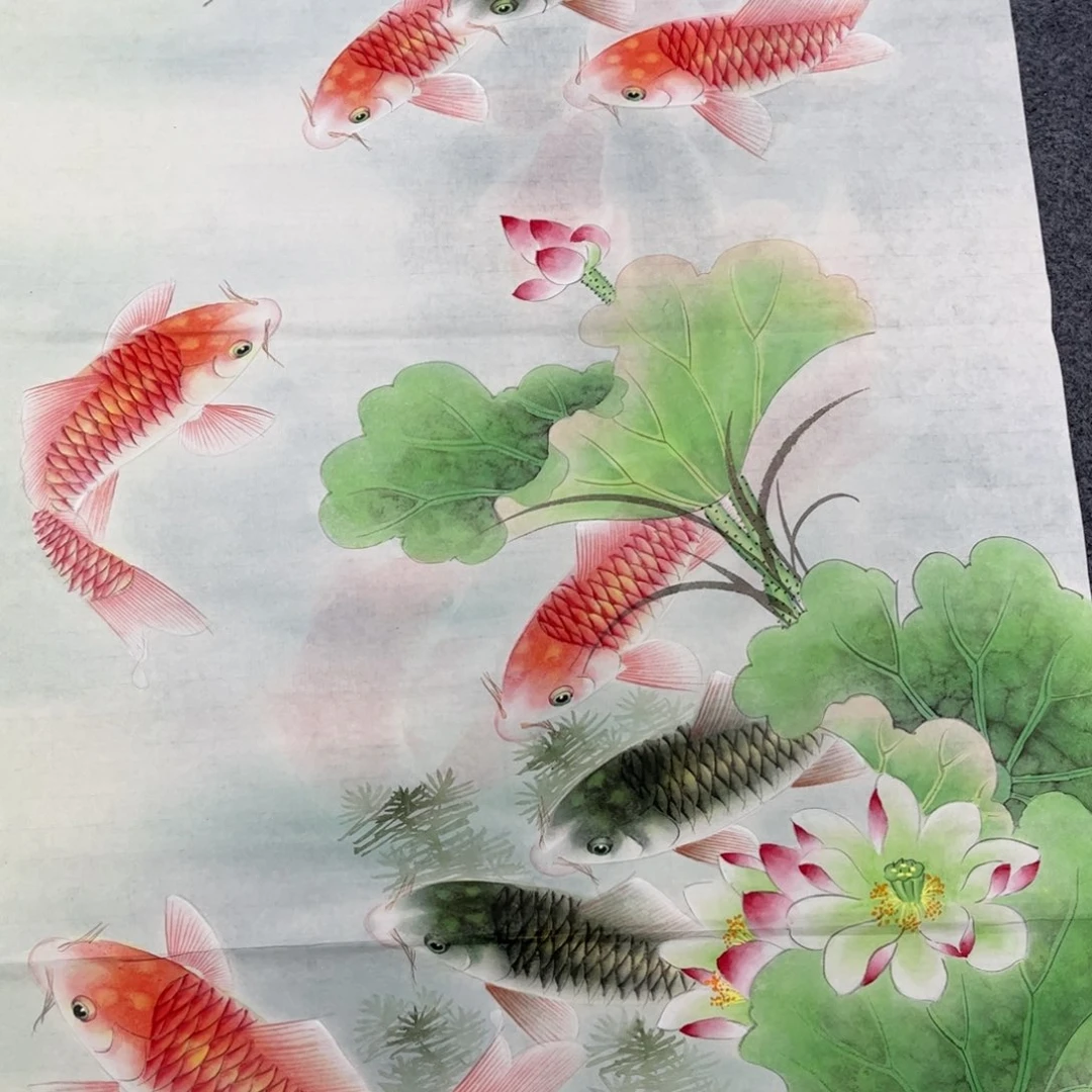 国画国画作品老师手绘