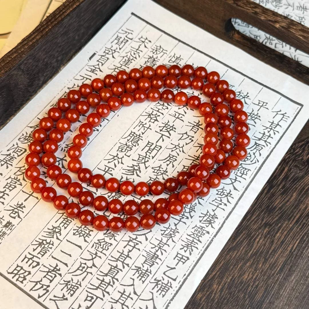 【貝勒爺】S358 老料8m多圈素圈手串（多样性发其一）