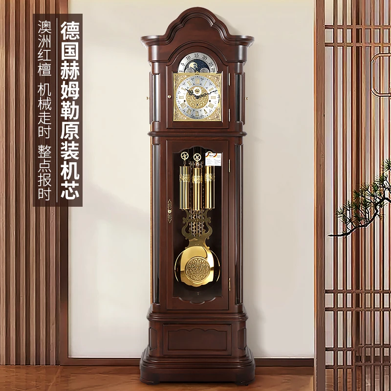 HENSE/汉时欧式实木机械落地钟座钟台钟德国进口机芯时钟HG201