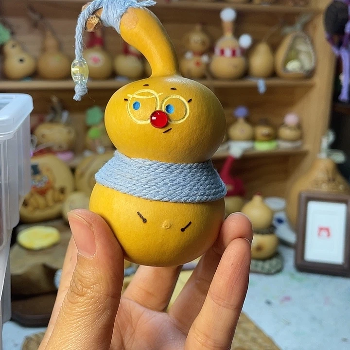 木文玩葫芦头戴星星