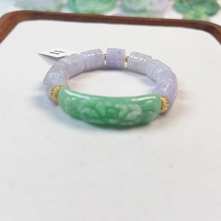 未镶嵌手链翡翠手牌