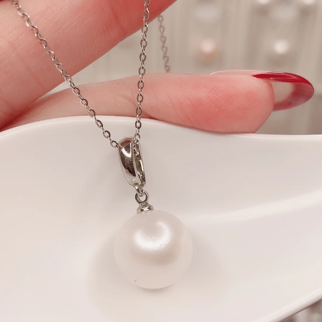 淡水珍珠吊坠(赠链)合金