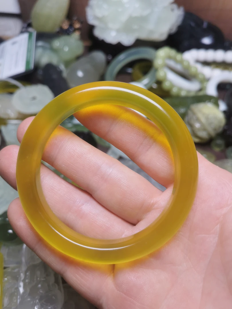 天然精品岫玉手镯