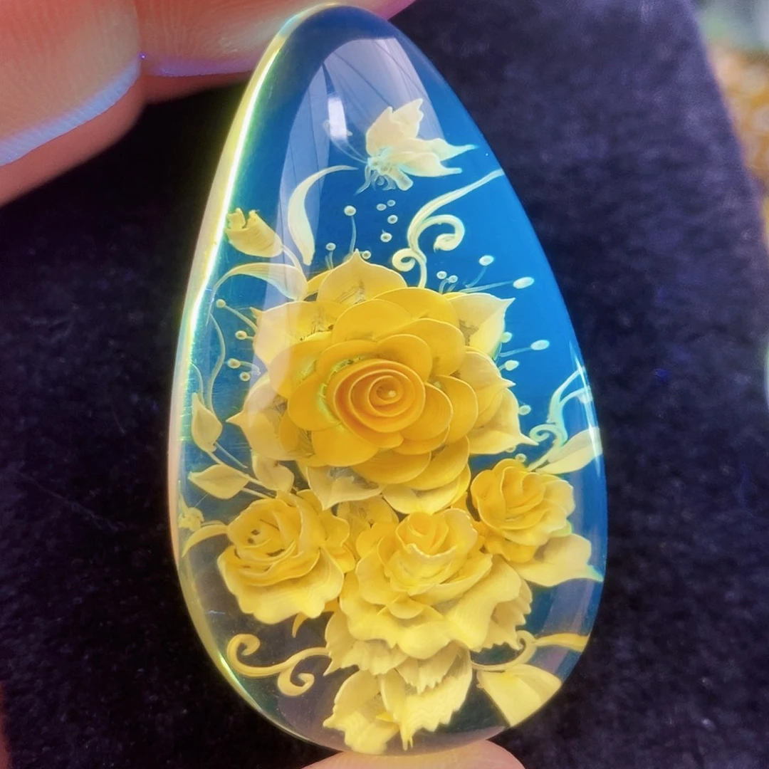 【闪购商品】金珀吊坠(不含链)未镶嵌