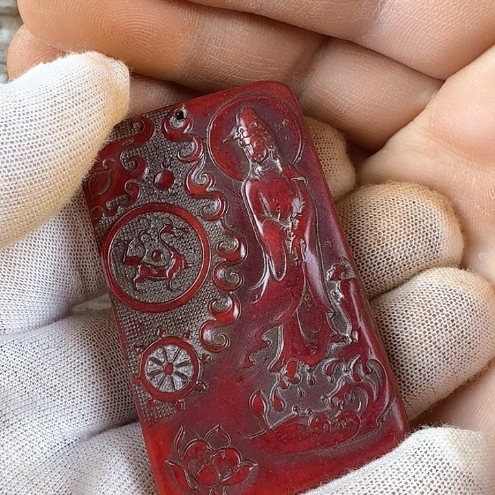 和田玉挂件未镶嵌心*