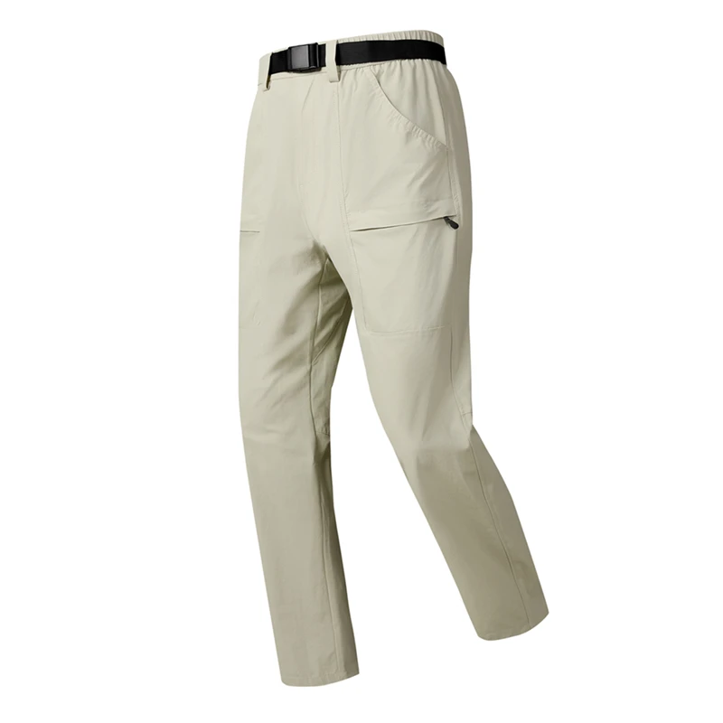 夏季薄款户外软壳冲锋裤男防水防风裤登山裤男款冰丝速干工装裤子