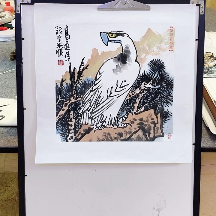 国画张圣敏先生纯手绘作品