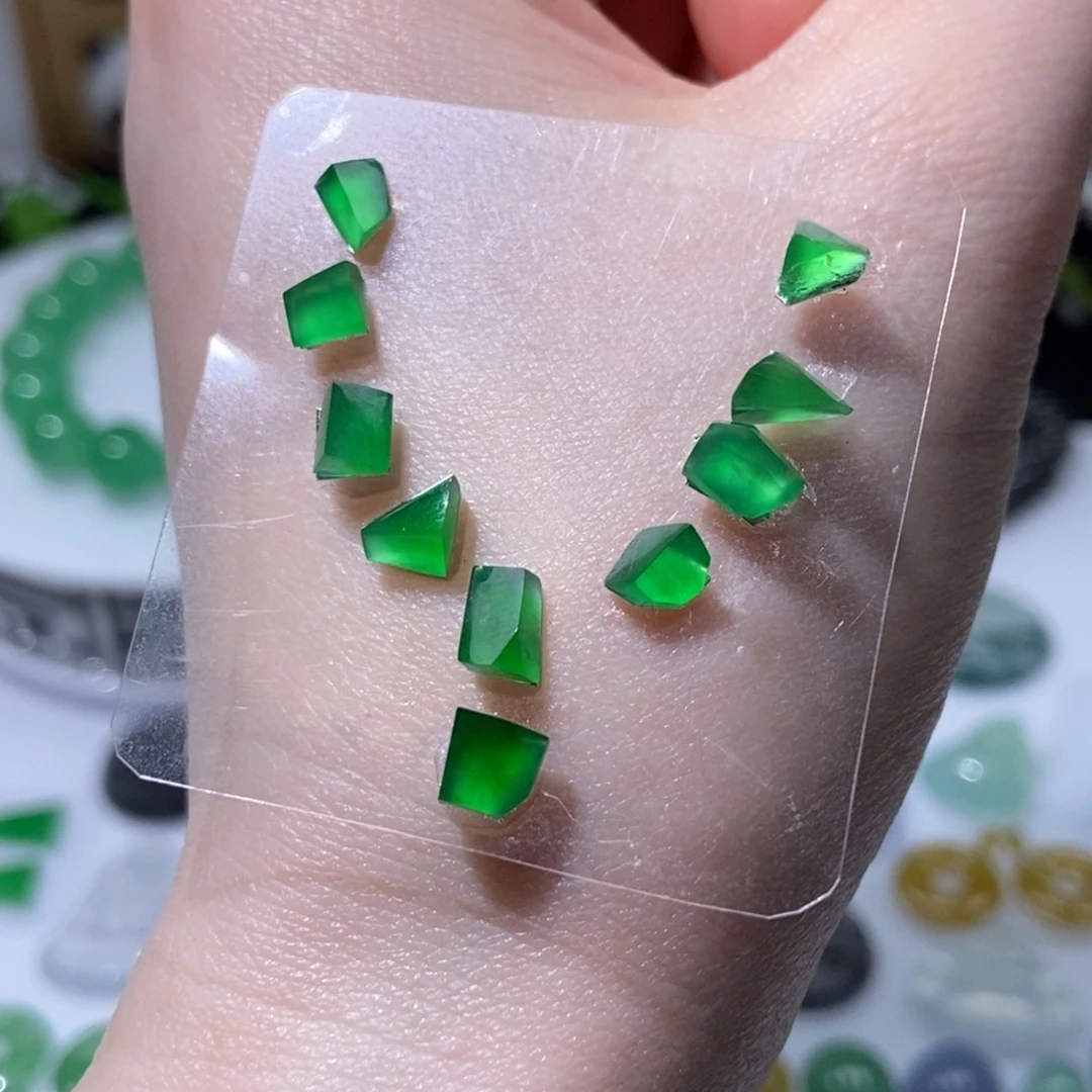 定制翡翠未镶嵌翡翠5/5.2/3