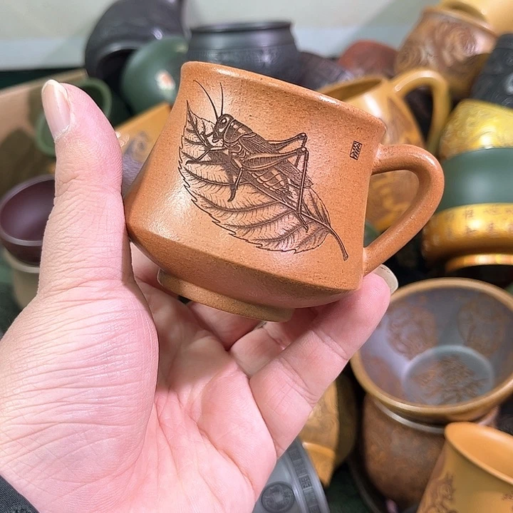 茶杯紫砂全手工紫砂主人杯