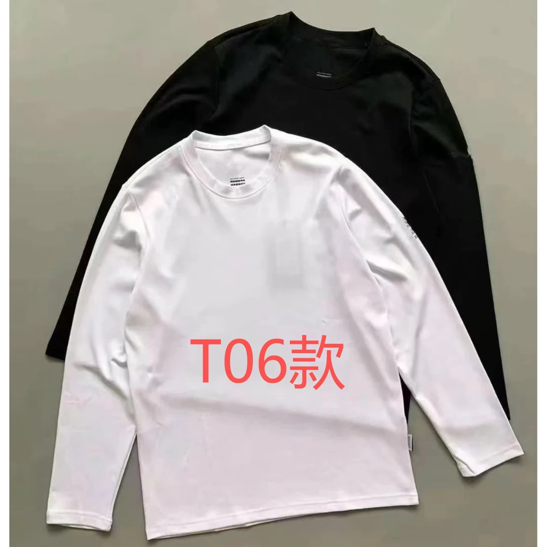 【秋款上新】原~单 中间小字母标 长袖T恤#T06款