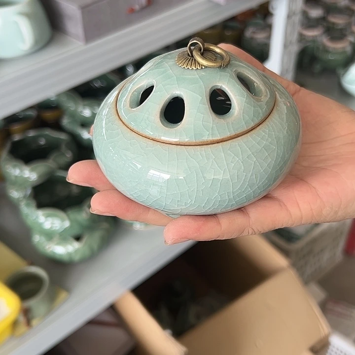 龙泉云间青瓷小米茶器