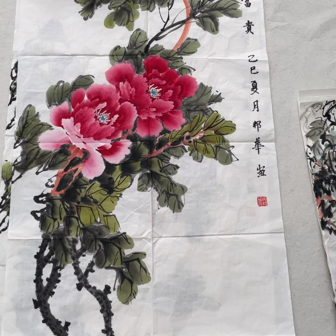 国画张秀娟老师绘画