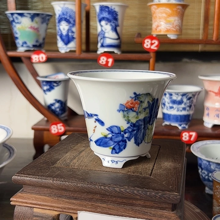 墨奈手绘手工花盆