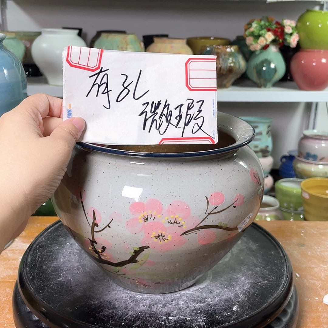 景德镇陶瓷高温陶瓷花盆