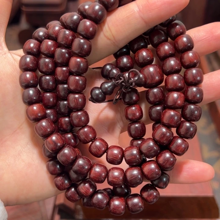 檀香紫檀（小叶紫檀）09/10老型珠108颗