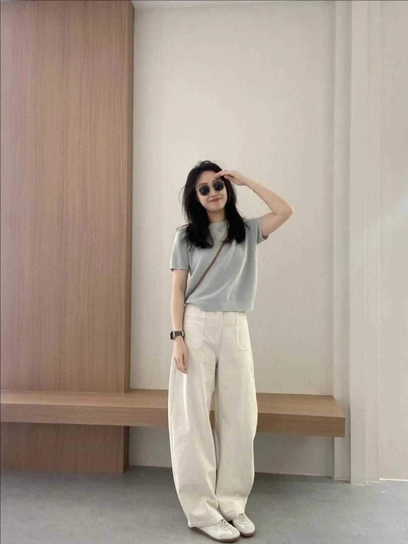 夏季时尚新款韩系气质慵懒风高级感显瘦上衣百搭小众女装休闲裤子