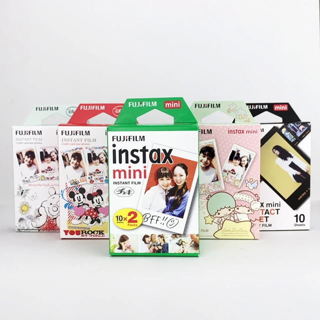 Fujifilm拍立得相纸白边mini12/8/9/7+/25/11/40/90通用三寸胶片