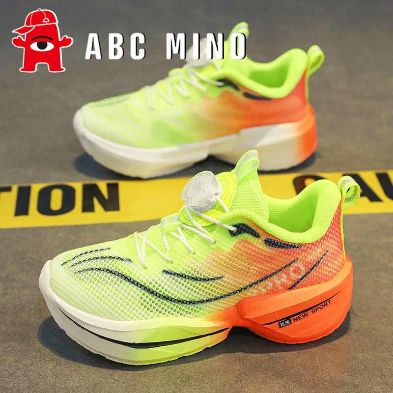 ABC MINO男童运动鞋夏季新款单网透气减震篮球鞋中大童轻便跑步鞋
