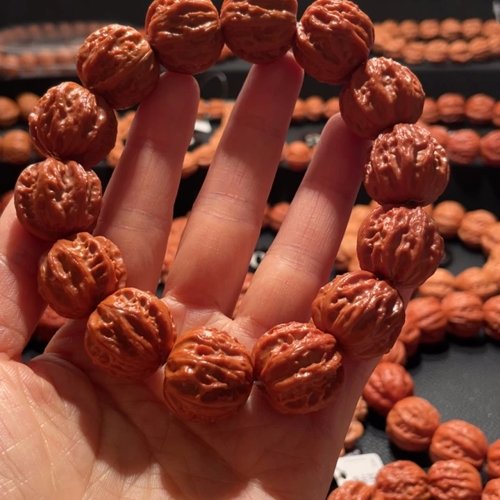 文玩核桃手串粗筋八棱2.0