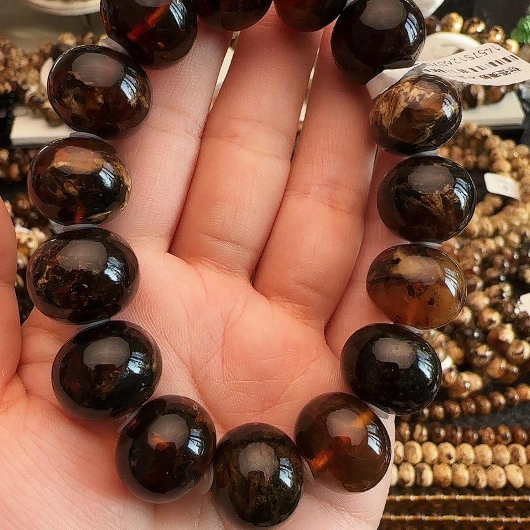 琥珀未镶嵌手链抚顺琥珀