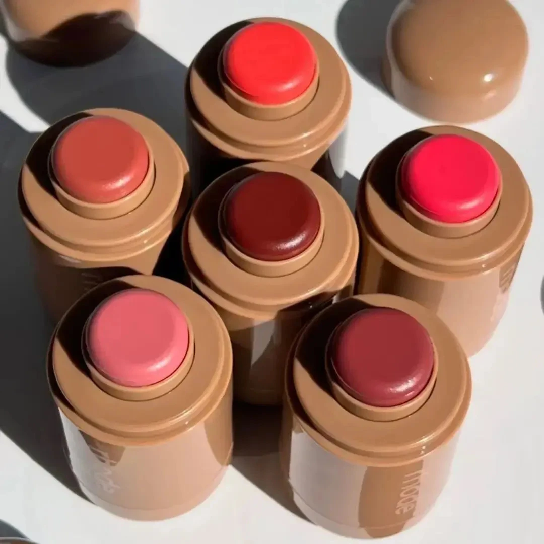 新品爆款Rhode同款海莉防水口袋腮红棒唇两用自然唇颊