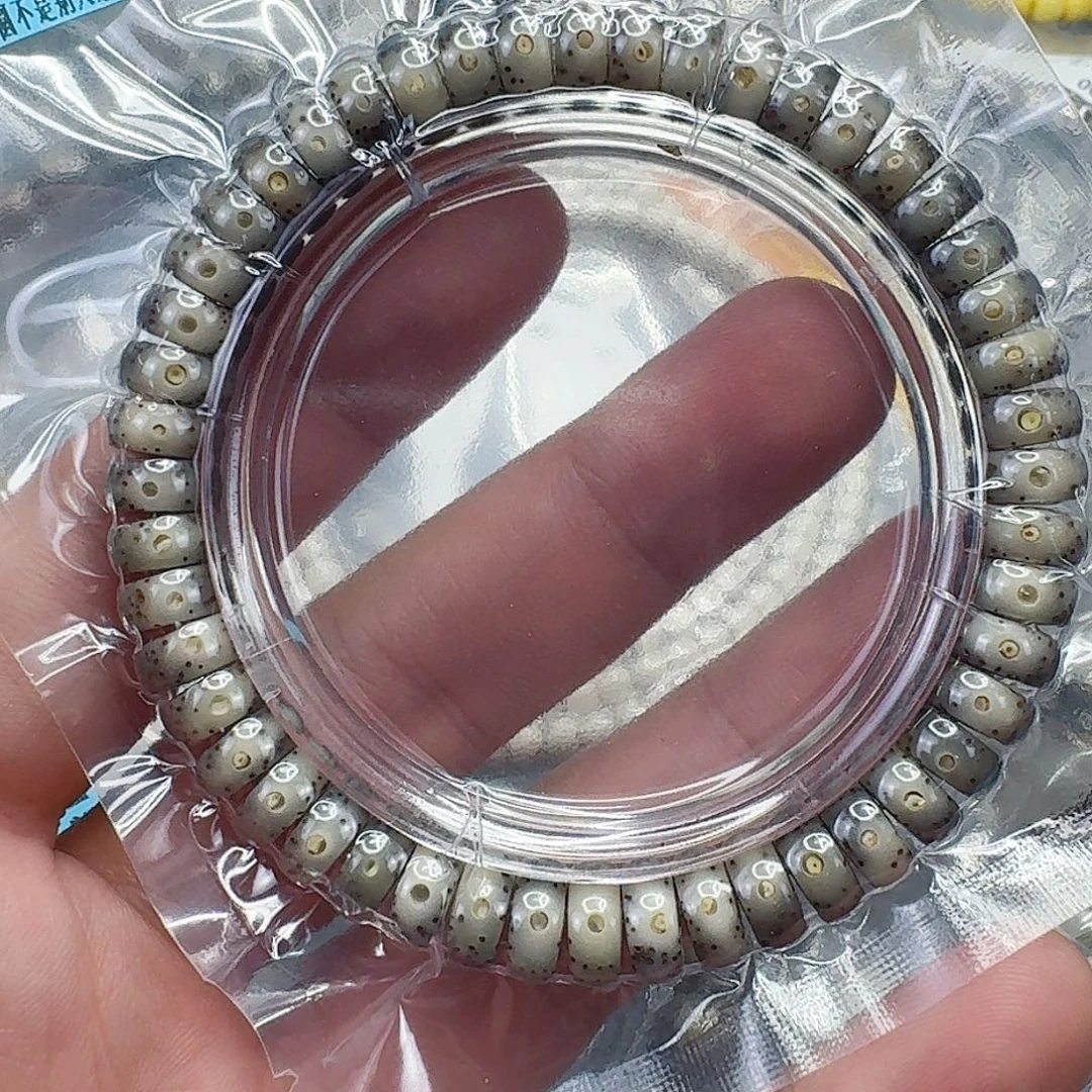 星月菩提手串80高端卡姿兰大眼睛星月菩提单圈9×4片