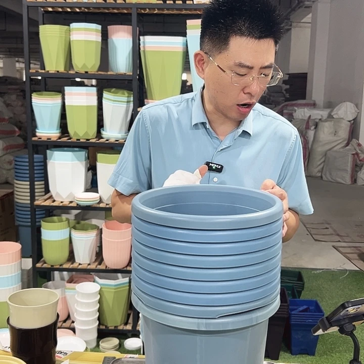 微瑕4号口25高21.5雾霾蓝9只无托