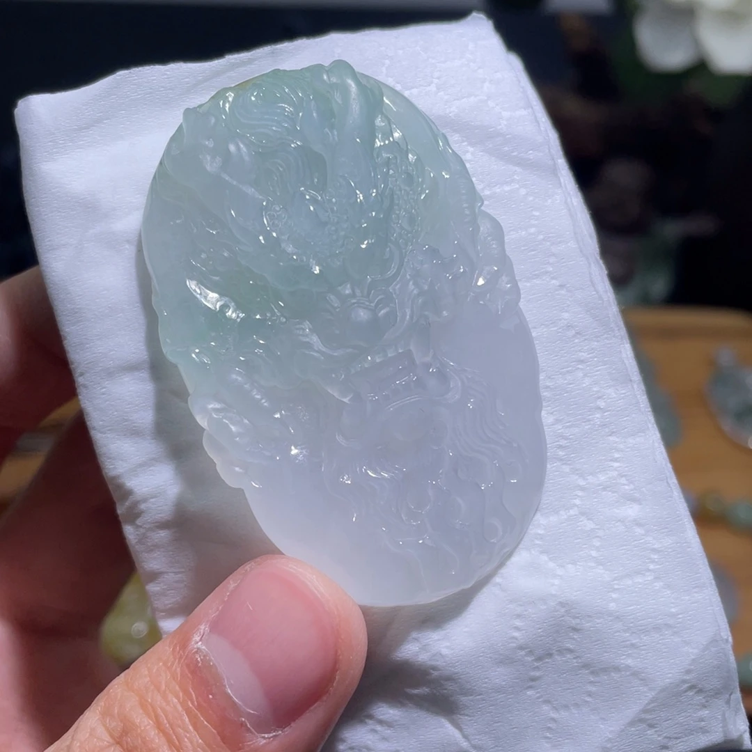 定制翡翠未镶嵌吊坠