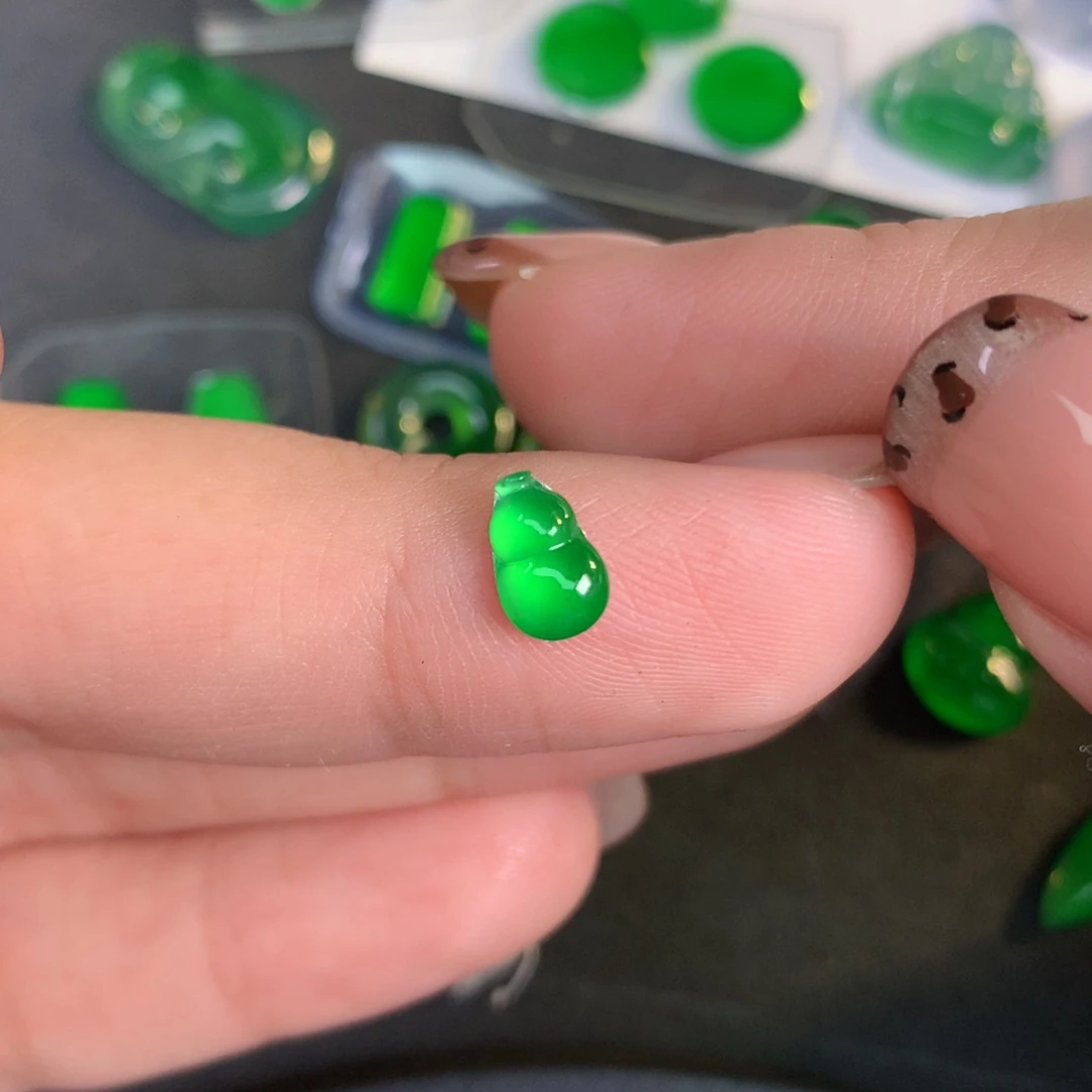 越***福翡翠裸石翡翠7.36-4.73-2.22