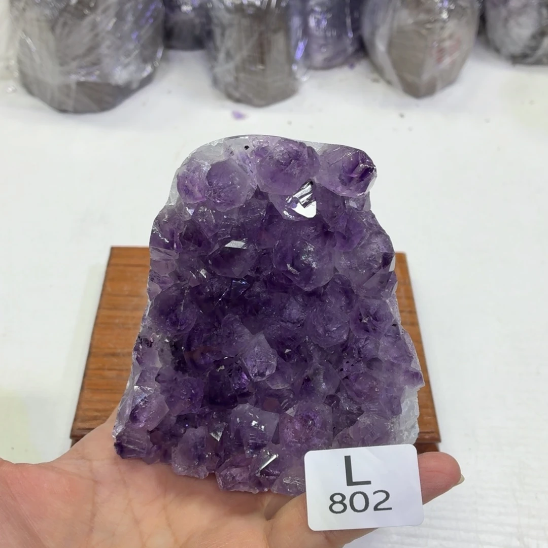 水晶摆件未镶嵌天然紫水晶