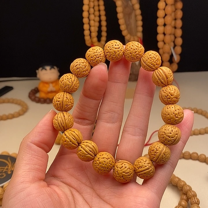 桃核手串荔枝14.5 （尺寸误差0.5之间）