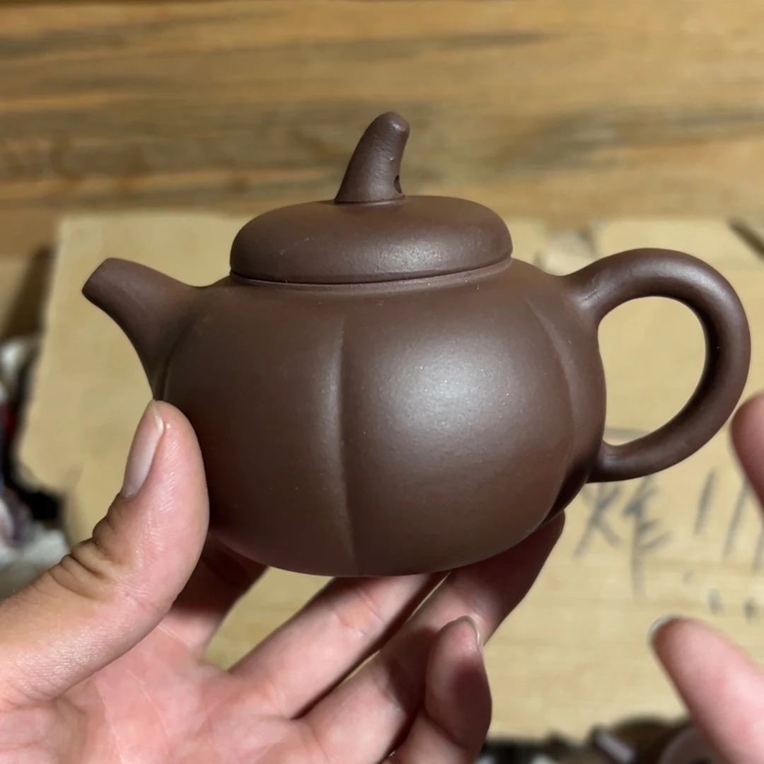 茶壶紫砂老厂紫砂壶一件！