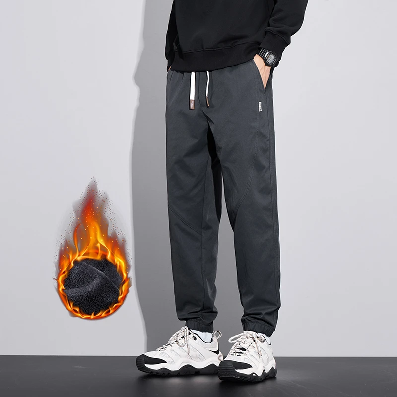 秋季新款2025男士宽松百搭运动休闲裤潮流束脚哈伦工装长裤男潮