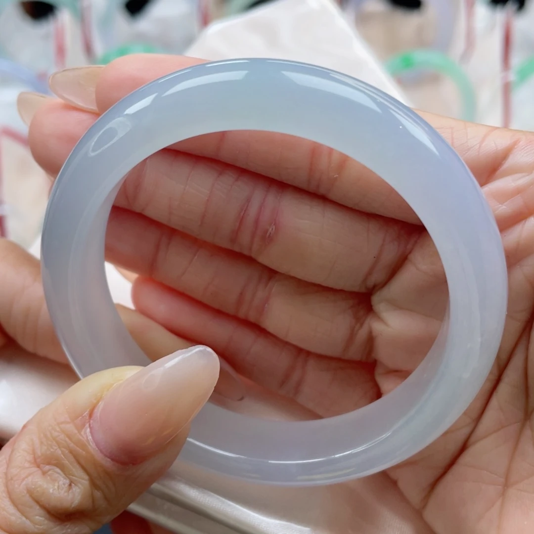 未镶嵌手镯翡翠x*x完美起胶