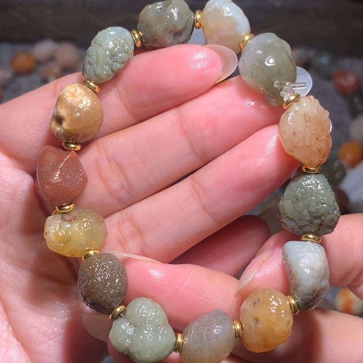 未镶嵌玛瑙/玉髓珠宝半成品