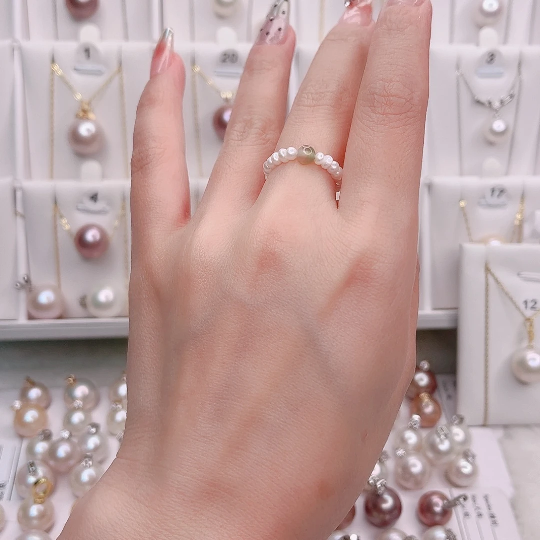 未镶嵌淡水珍珠耳饰