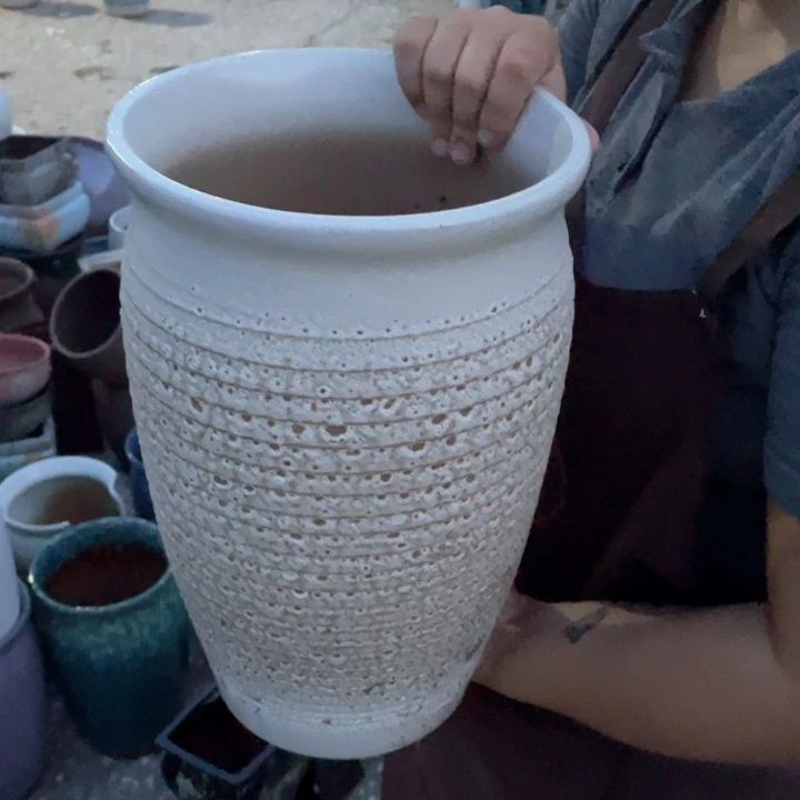 紫砂花盆口20高33正品正品