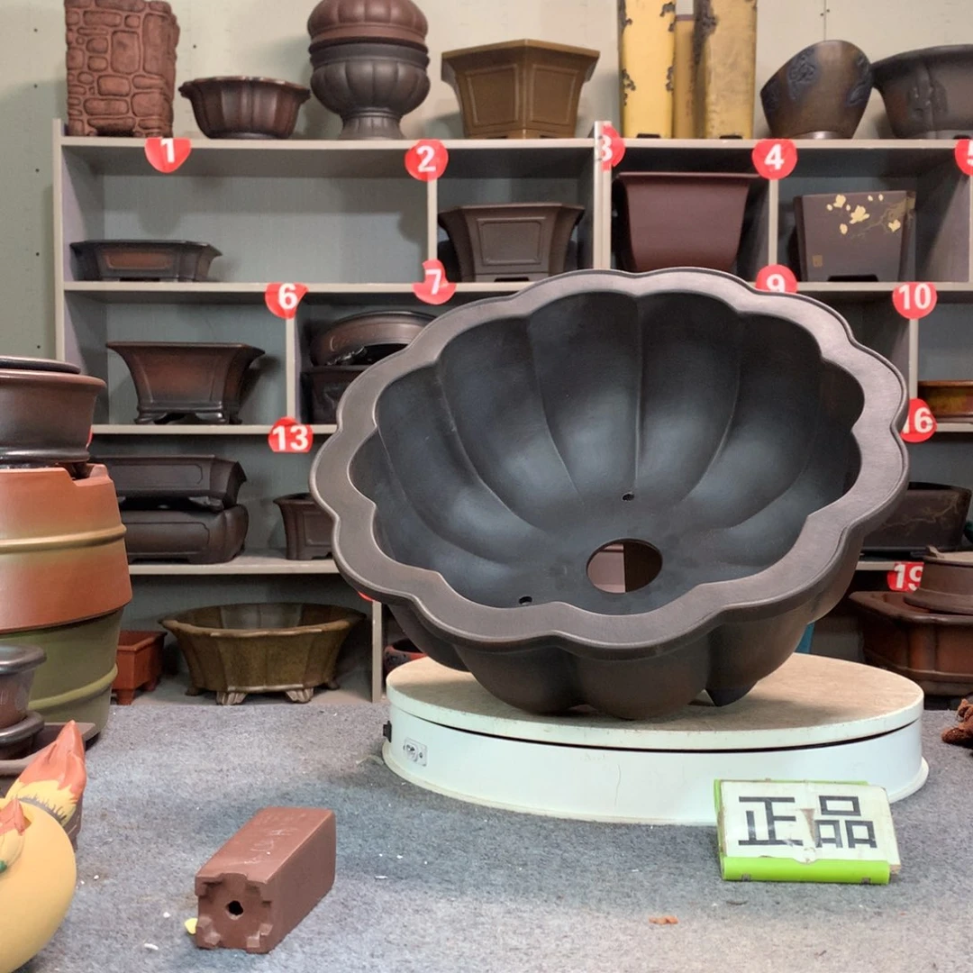 宜兴紫砂花盆精品