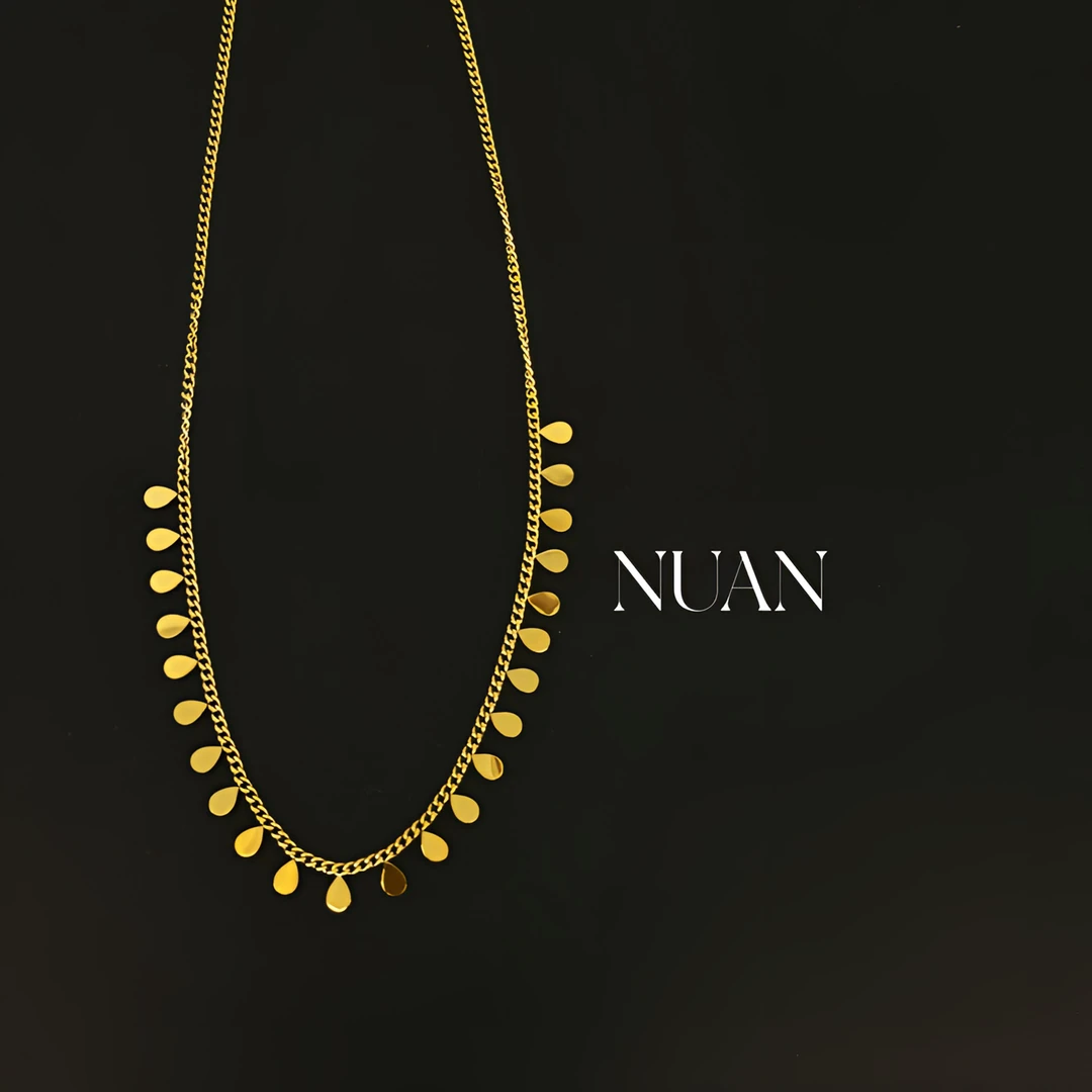 钛钢项链 【水滴】