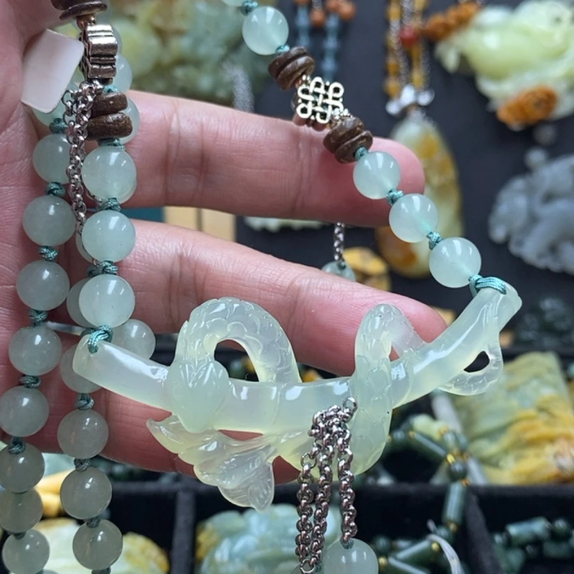 【闪购商品】蛇纹石玉吊坠未镶嵌